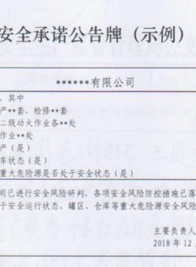 應急管理部關(guān)于全面實施危險化學品企業(yè)安全風險研判與承諾公告制度的通知應急〔2018〕74號